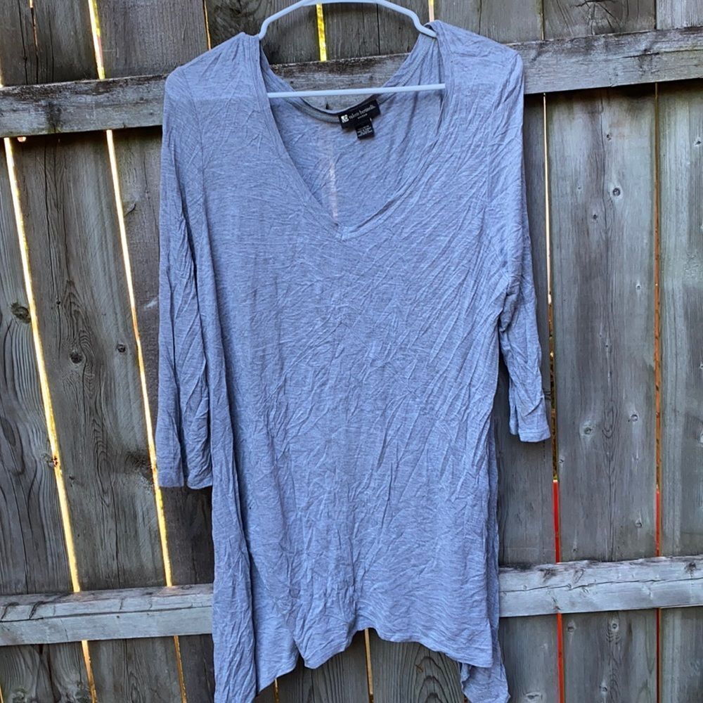 Valerie Bertinelli Gray Tunic sz. 1X